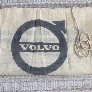 Volvo Beige Drawstring Bag